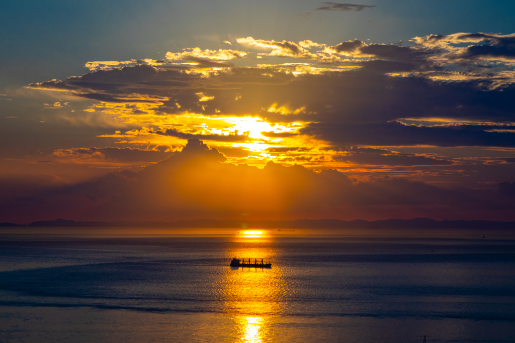 播磨灘の夕景③