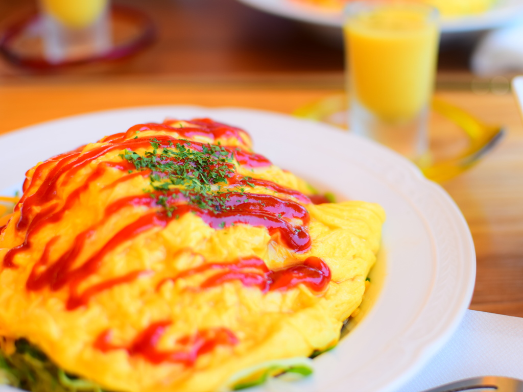 カフェでランチ
