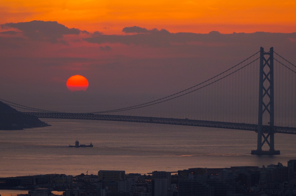 瀬戸内の夕日