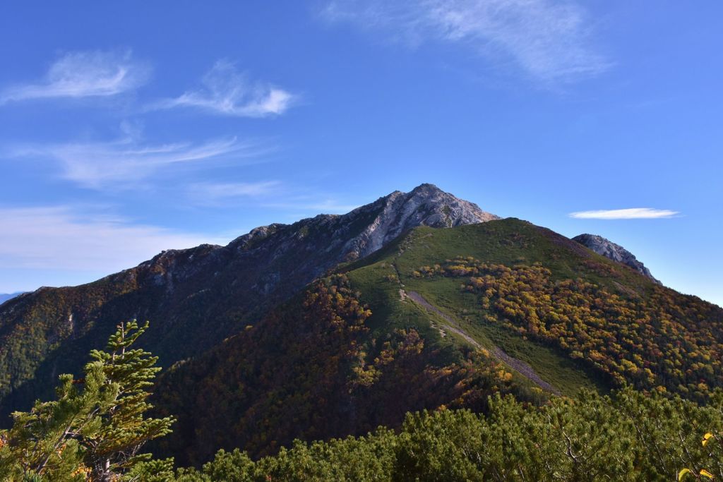 甲斐駒ケ岳（双子山より）