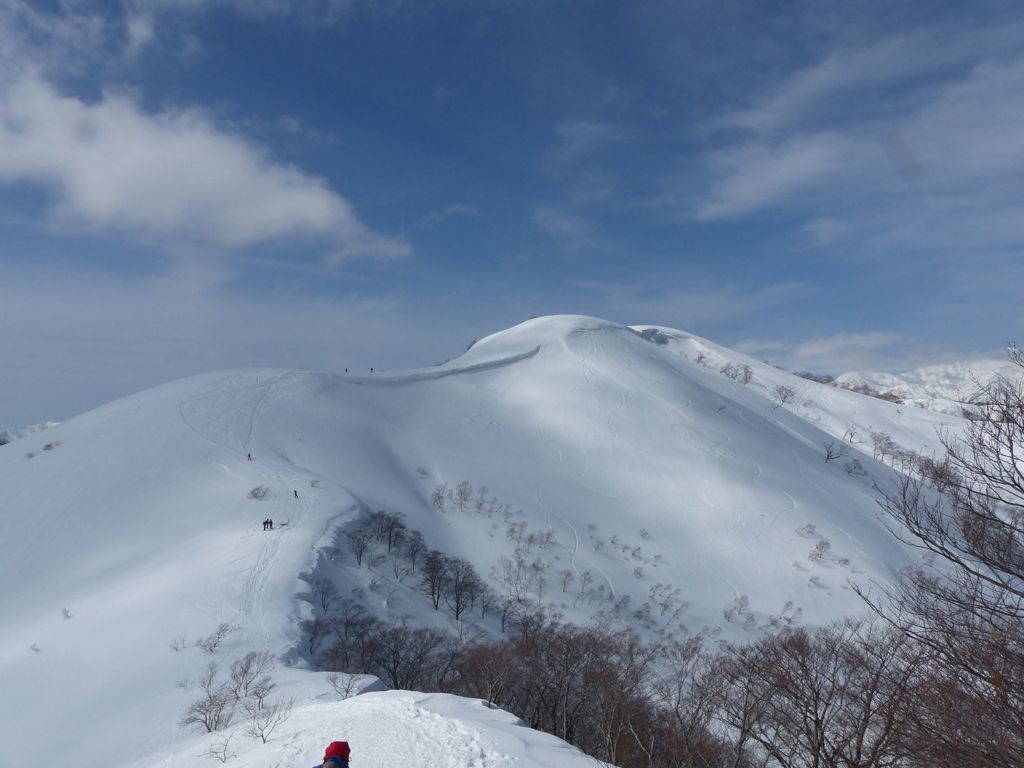 奥美濃の雪山（大日ケ岳）