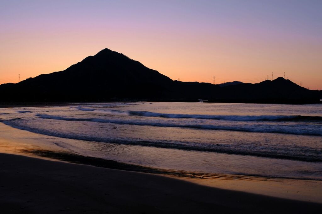 青葉山の夕日Ⅰ