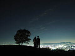 若草山　夜景