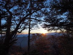 大台ヶ原　夕焼け