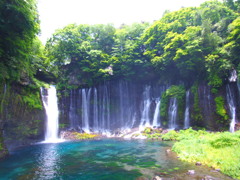 静岡　白糸の滝