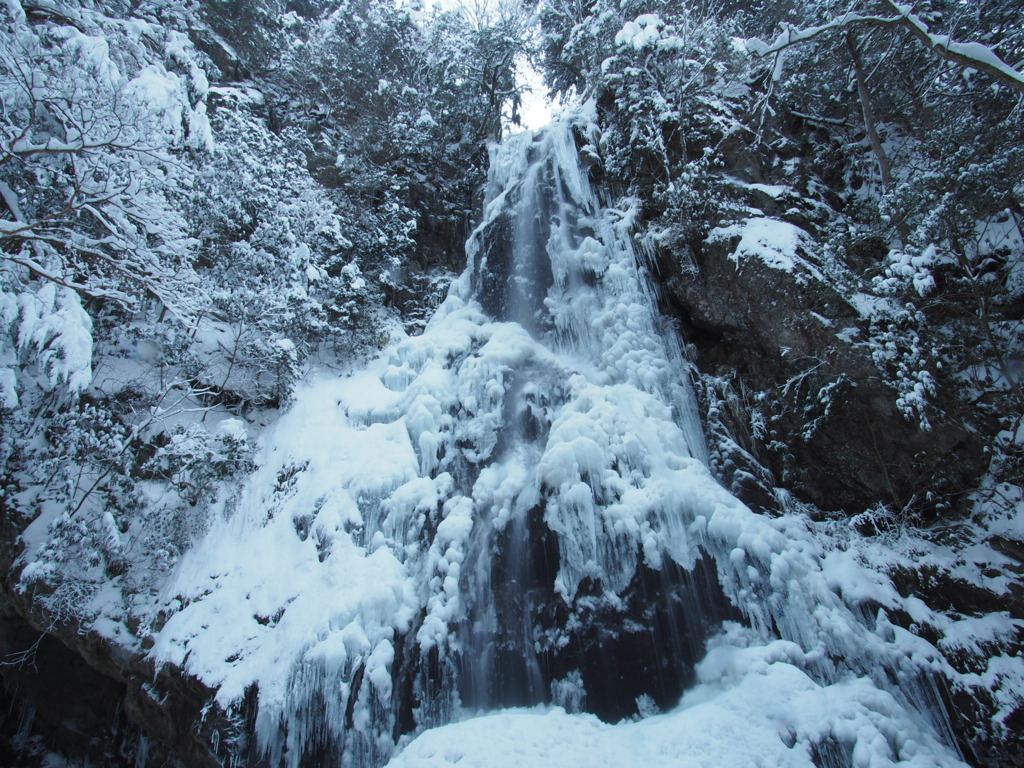 御船の滝 氷瀑