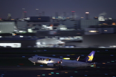 羽田空港流し撮り練習