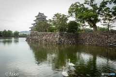 静かなる松本城