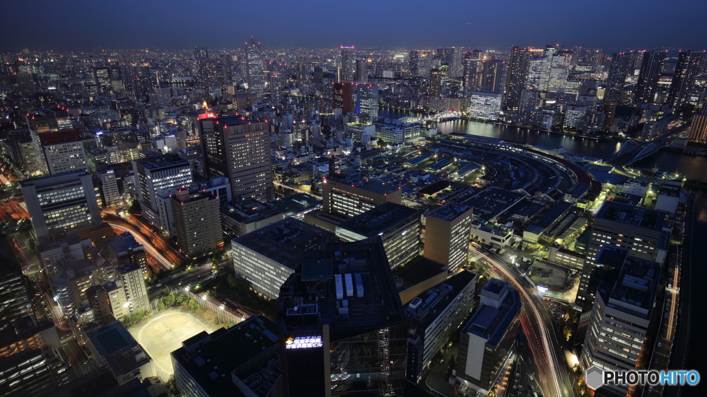 カレッタ汐留からの夜景