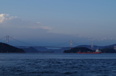 来島海峡の夕景