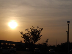 夕暮れ