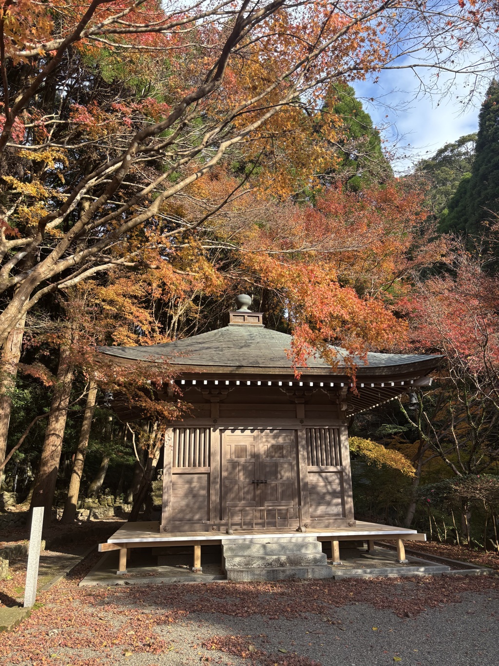 冠岳神社の秋