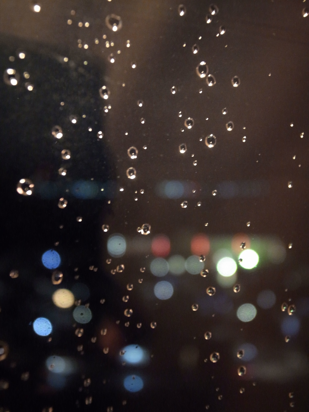 雨の夜に