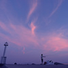 夏の夕暮れ