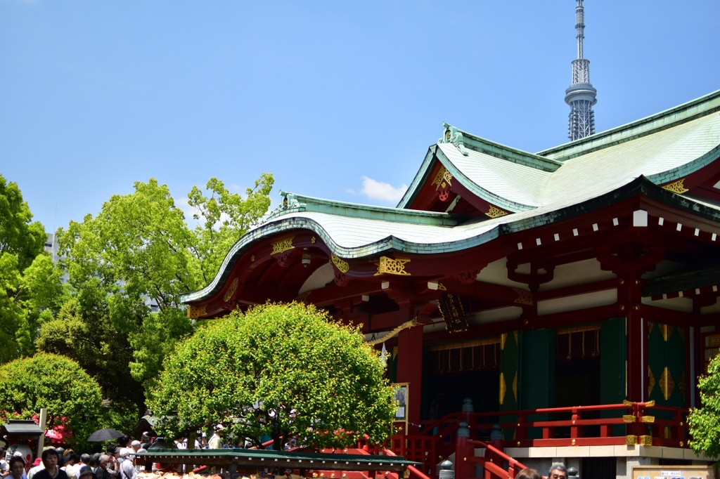 亀戸天神〜スカイツリー