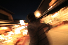清水寺を駆ける。