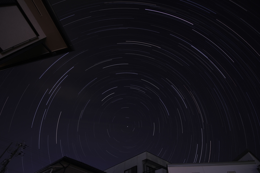 自宅の北極星