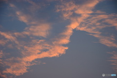 本日の夕空