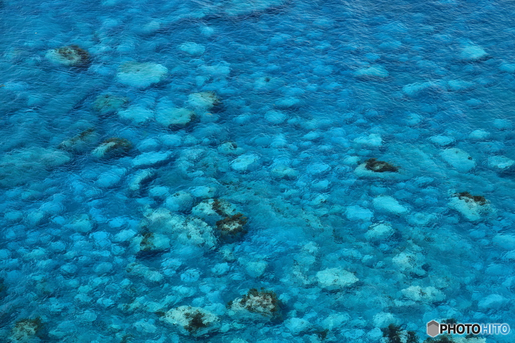青い海
