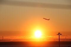 空港の朝-1