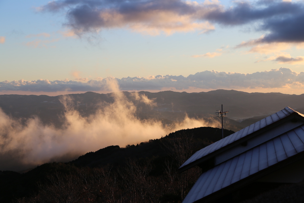 雲がどんどん変わっていく