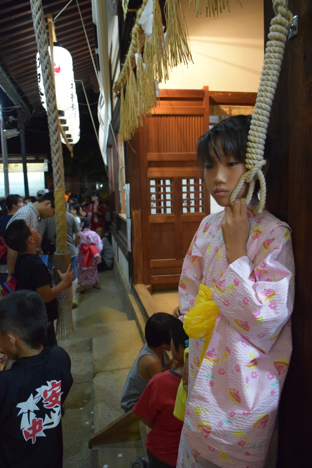 河内の夏祭り　氏神様のお膝元で