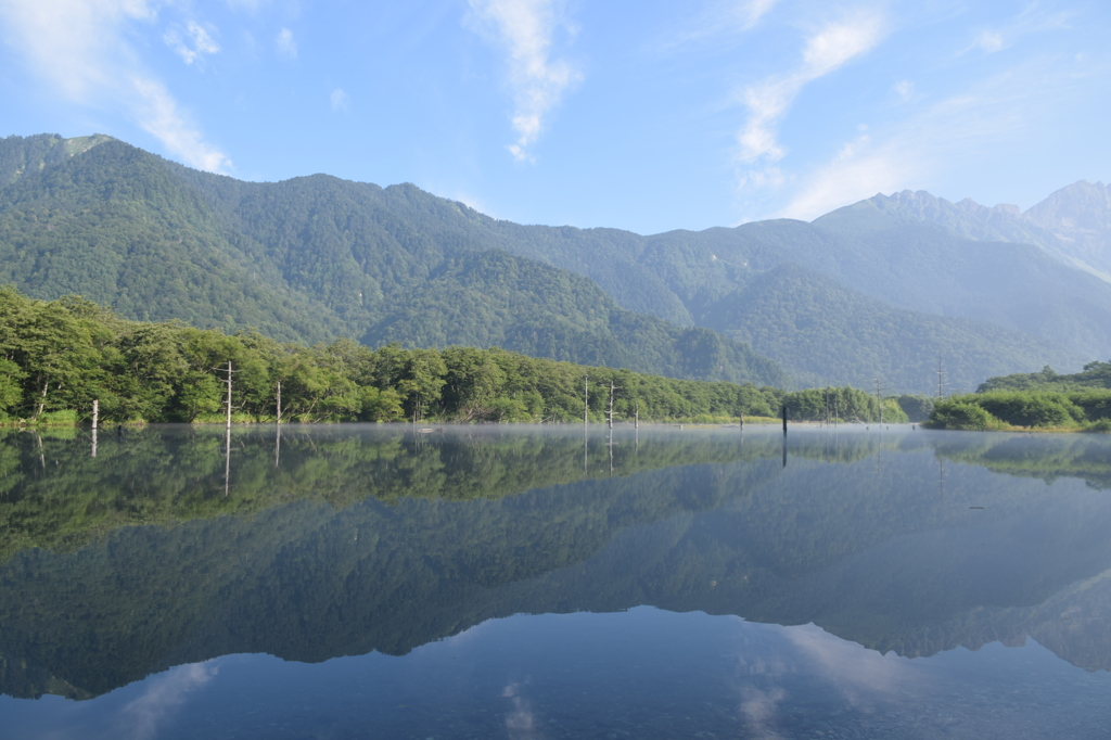 大正池の静けさ