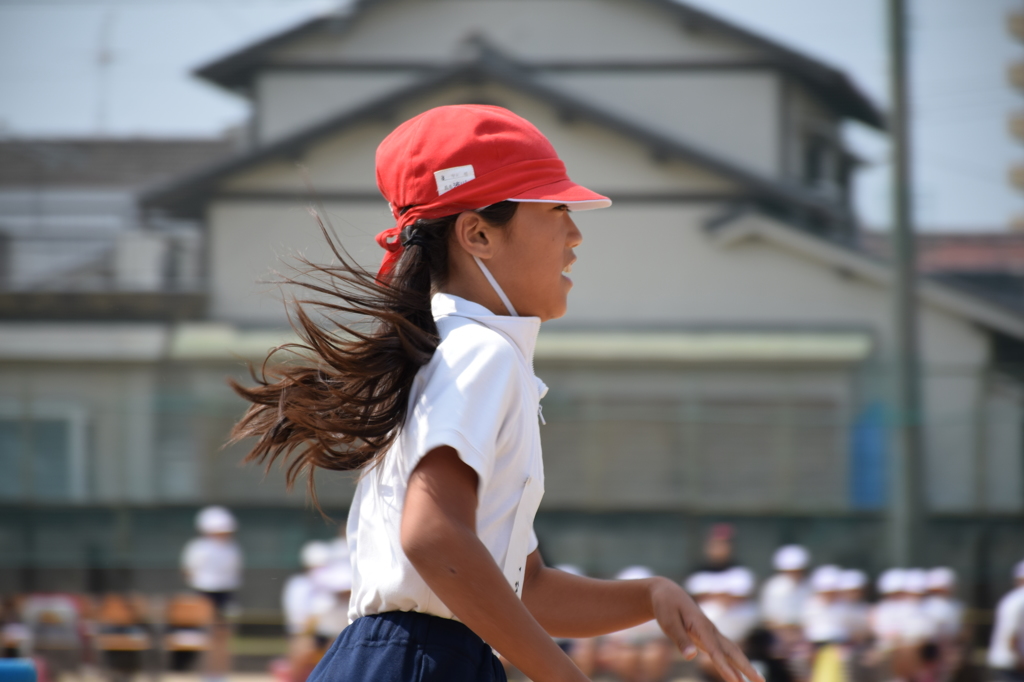一生懸命走る君の横顔♥
