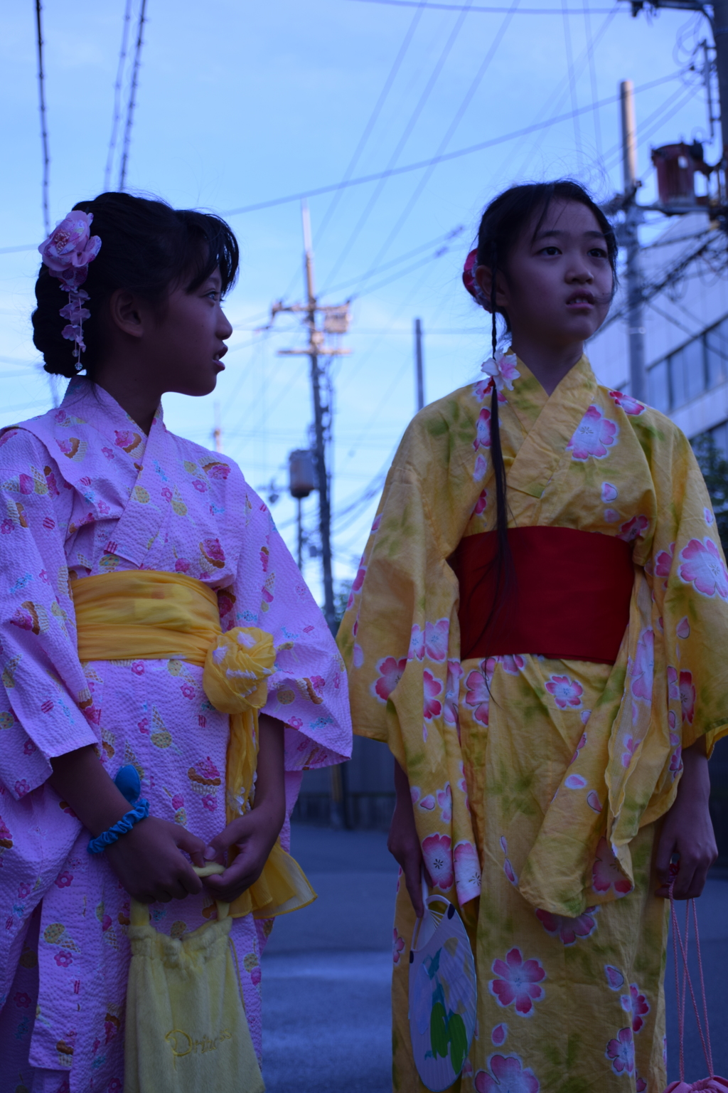 河内の夏祭り　仲良し二人②♥