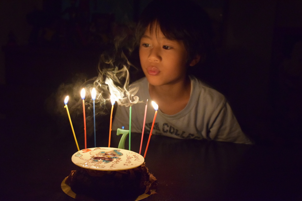 ハッピバースデー7歳②♥