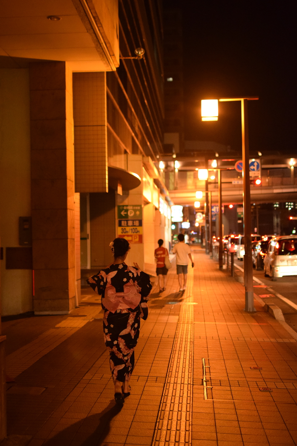 大分　都町の夜