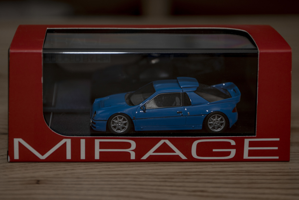 hpi MIRAGE 1/43 Ford RS200 Blue | 01