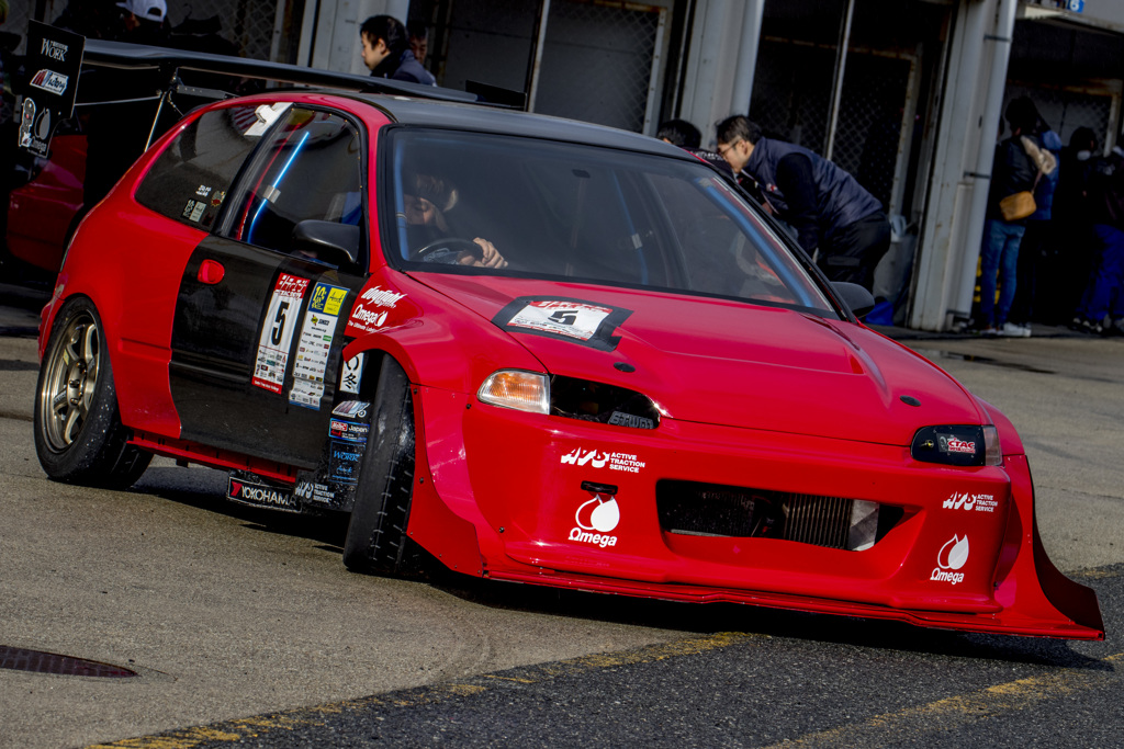 GARAGE WORK Honda EG6赤 CIVIC