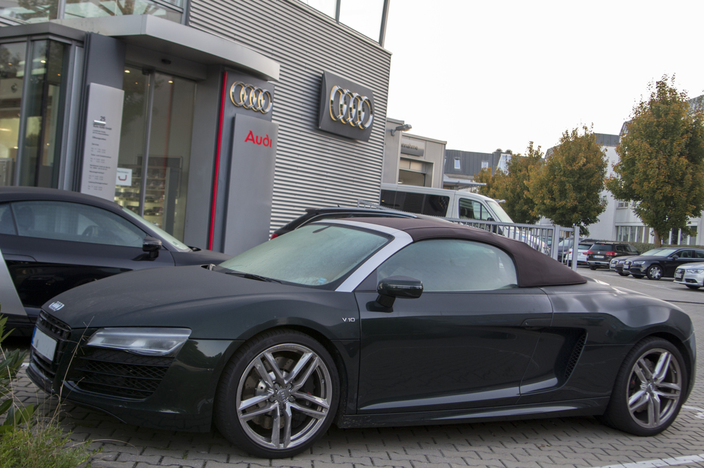 Audi R8 Spyder in Munich, 1