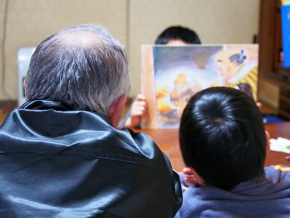 紙芝居劇場。