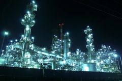 工場夜景@四日市