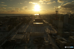 夕暮れ