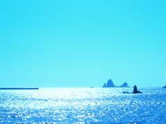 blue