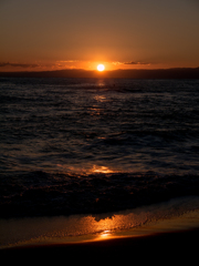夕日