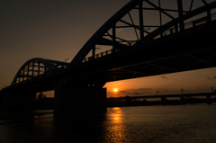 夕日