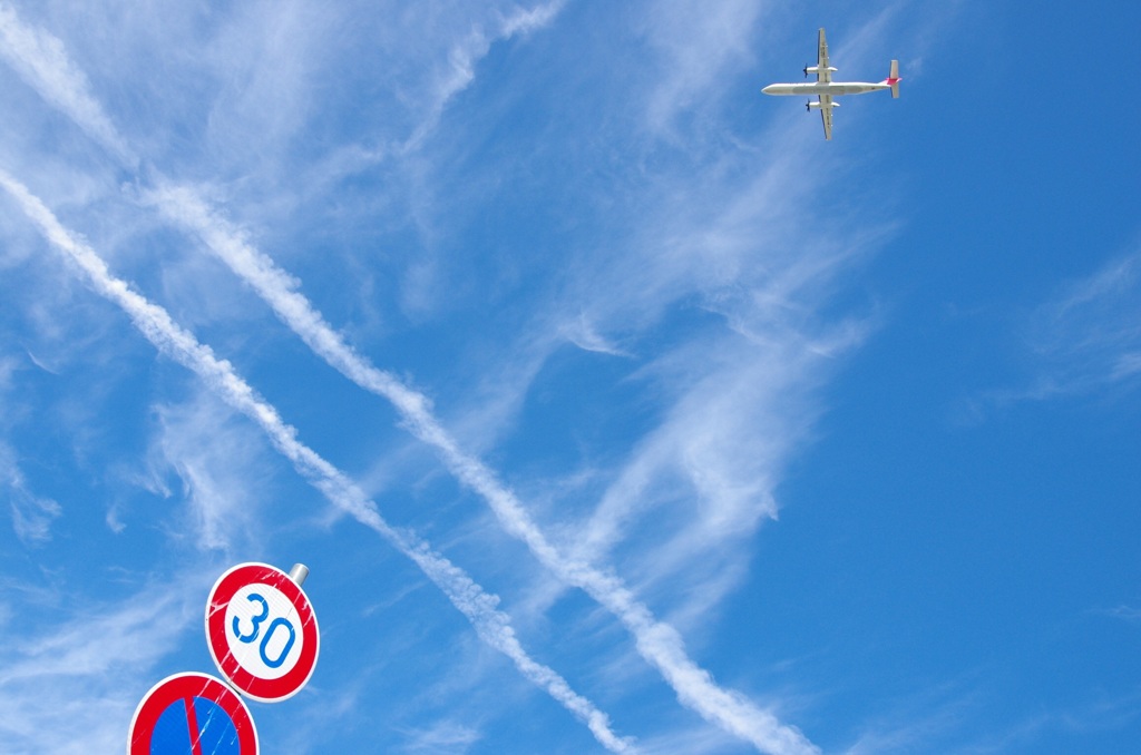 見上げた空