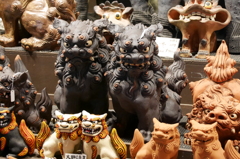 国際通りのシーサー