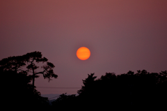 松島の日没