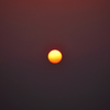 松島にて、夕日