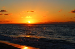 秋の夕焼け
