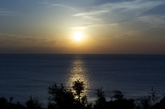 夕日〜大房岬