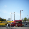 キッチンカーとスカイツリー