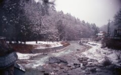雪の四万温泉