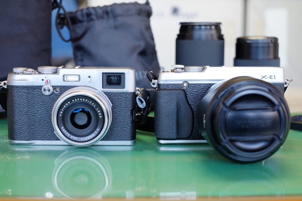 背くらべ X100=X-E1