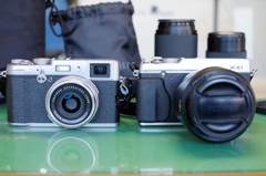 背くらべ X100=X-E1